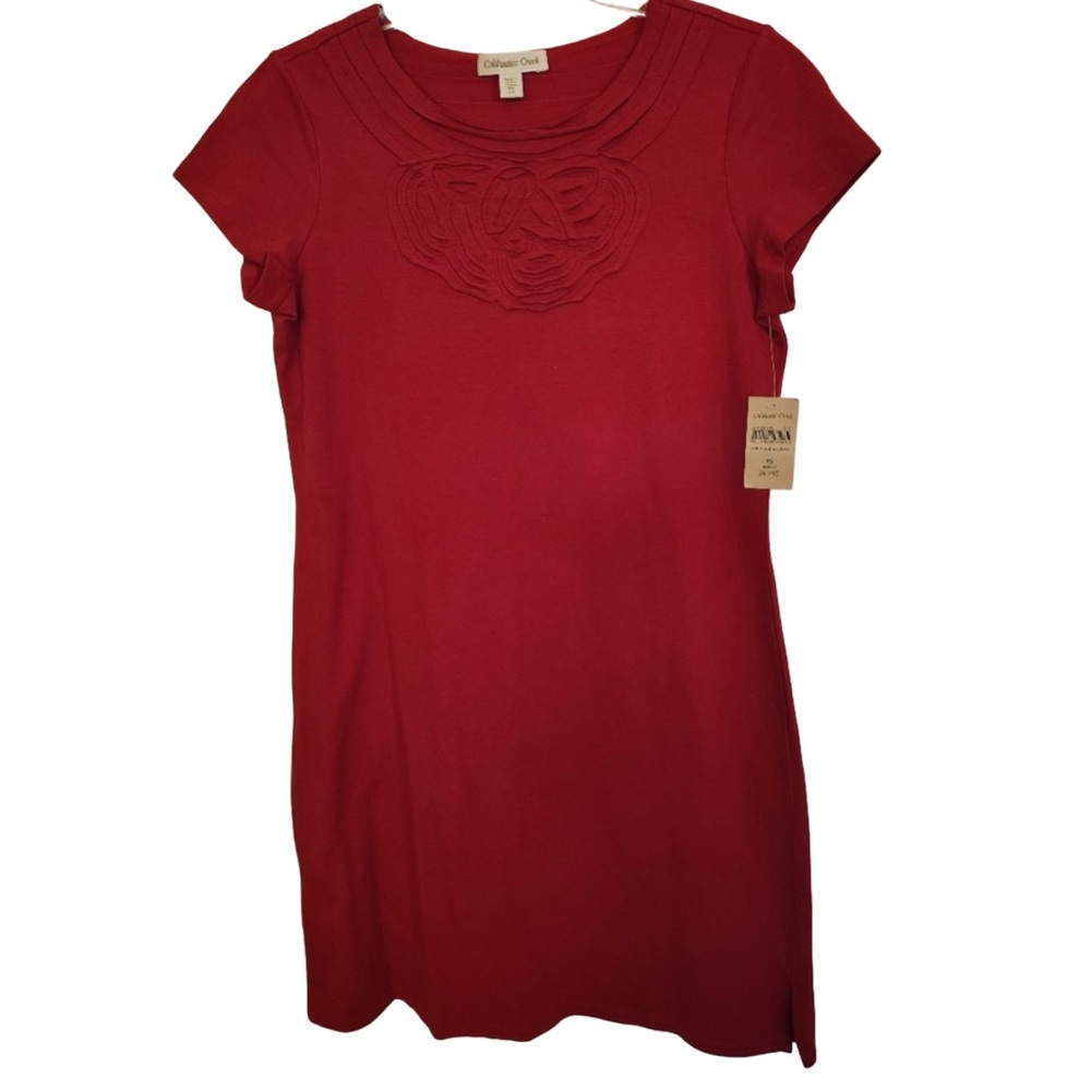 NWT COLDWATER CREEK Red Dress size PS